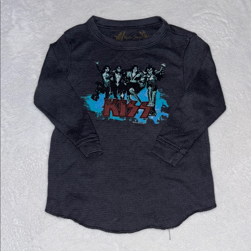 Kiss gray 18-24 month Graphic Long Sleeve Shirt